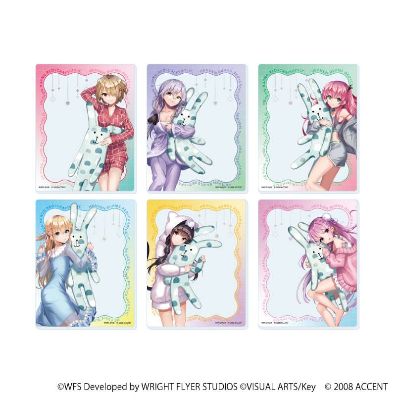 アクリルカード「ヘブンバーンズレッド×CRAFTHOLIC」01/コンプリートセット(全6種)(コラボイラスト)