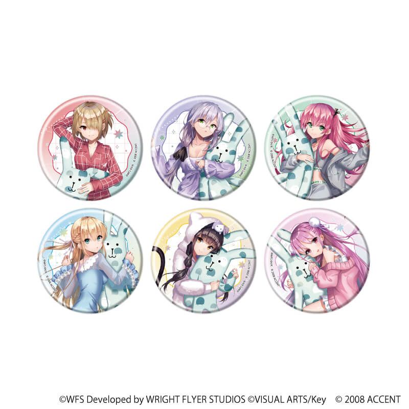 缶バッジ「ヘブンバーンズレッド×CRAFTHOLIC」01/トレーディング(6種)(コラボイラスト)