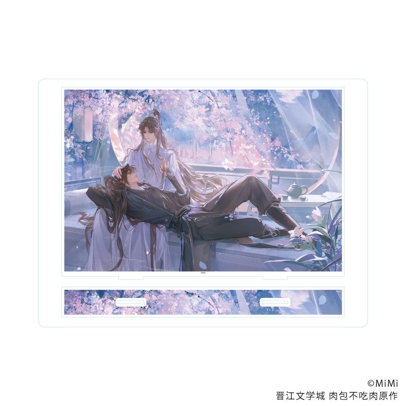 アクリルジオラマ「二哈と彼の白猫師尊」02/墨燃&楚晩寧(描き下ろしイラスト)