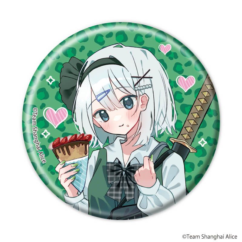 缶バッジ「東方Project」17/平成ギャルver. コンプリートセット(全6種)(描き起こしイラスト)