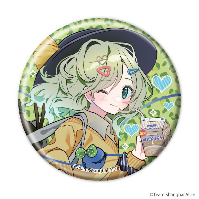 缶バッジ「東方Project」17/平成ギャルver. コンプリートセット(全6種)(描き起こしイラスト)