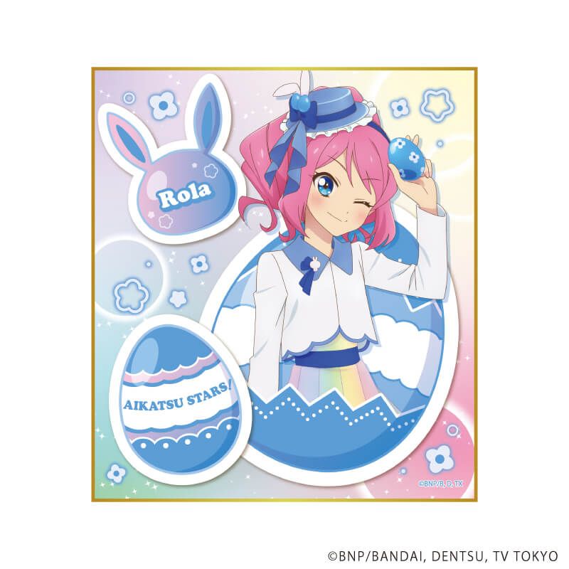 ミニ色紙「アイカツスターズ！」01/イースターver. コンプリートセット(全7種)(描き下ろしイラスト)