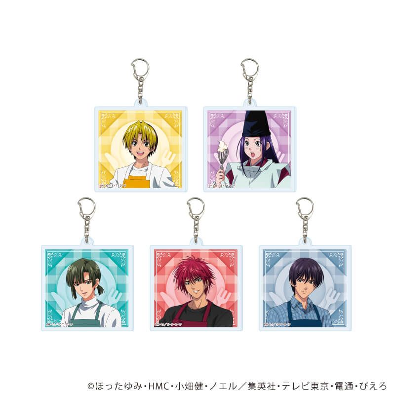 アクリルキーホルダー「ヒカルの碁」14/料理男子ver. コンプリートセット(全5種)(描き下ろしイラスト)