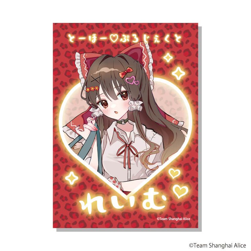 ミニフォト「東方Project」01/平成ギャルver. ブラインド(6種)(描き起こしイラスト)