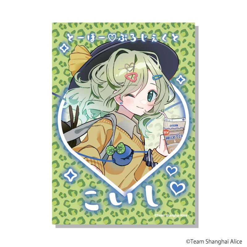 ミニフォト「東方Project」01/平成ギャルver. ブラインド(6種)(描き起こしイラスト)
