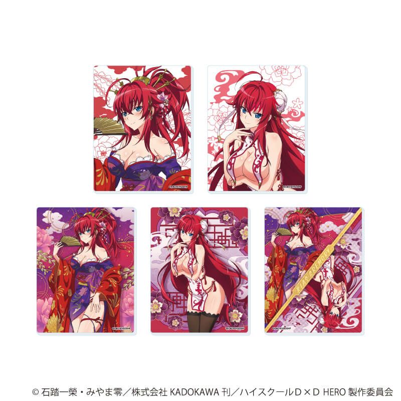 アクリルカード「ハイスクールD×D HERO」01/コンプリートセット(全5種)(描き下ろしイラスト)