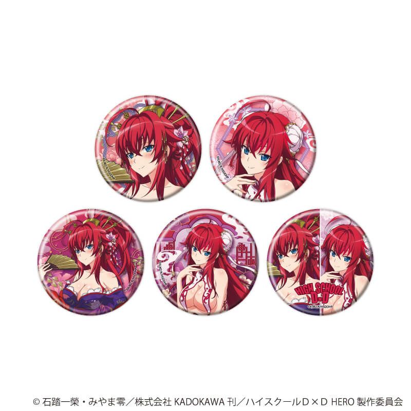 缶バッジ「ハイスクールD×D HERO」15/コンプリートセット(全5種)(描き下ろしイラスト)