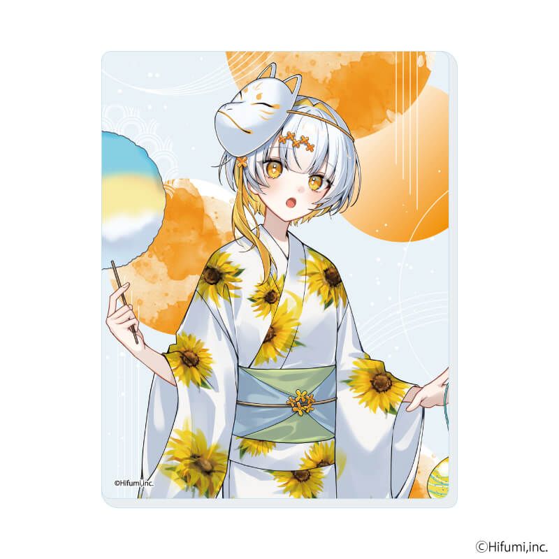 アクリルカード「『藍月なくる』『棗いつき』『無來』『ナツメイツキ』」01/浴衣ver. ブラインド(6種)(描き起こしイラスト)