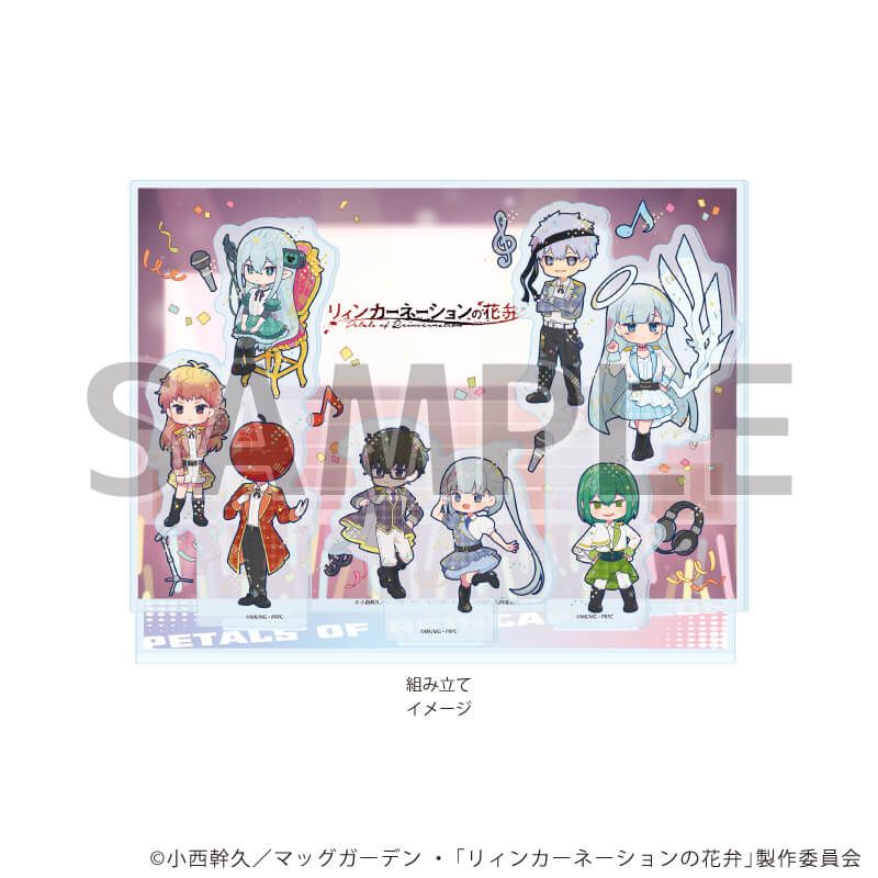 アクリルジオラマ「TVアニメ『リィンカーネーションの花弁』」01/アイドルver.(POP Artイラスト)