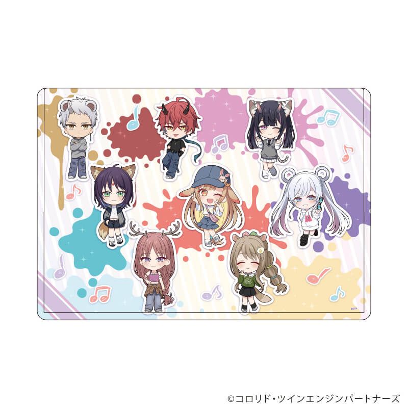 キャラクリアケース「超かぐや姫！」01/集合デザイン(ミニキャライラスト)