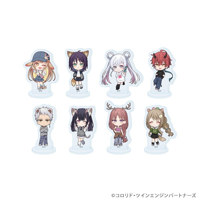 アクリルぷちスタンド「超かぐや姫！」01/コンプリートセット(全8種)(ミニキャライラスト)