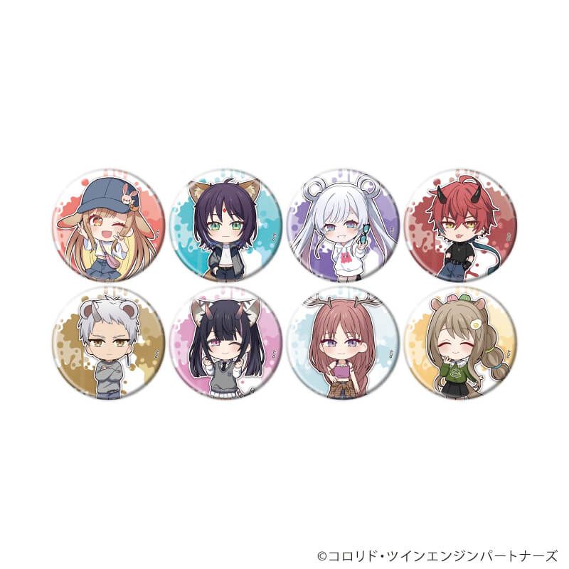 缶バッジ「超かぐや姫！」02/コンプリートセット(全8種)(ミニキャライラスト)