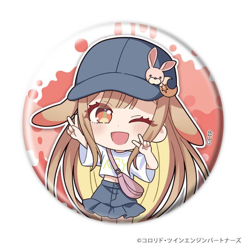 缶バッジ「超かぐや姫！」02/ブラインド(8種)(ミニキャライラスト)