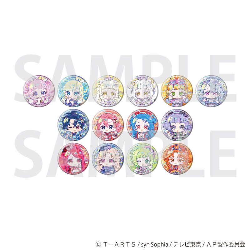 ホログラム缶バッジ(57mm)「ひみつのアイプリ」05/デュオコーデver. トレーディング(14種)(ミニキャライラスト)
