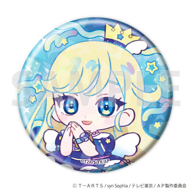 ホログラム缶バッジ(57mm)「ひみつのアイプリ」05/デュオコーデver. トレーディング(14種)(ミニキャライラスト)