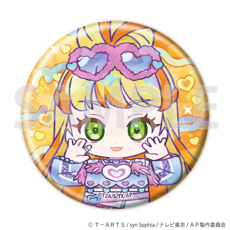 ホログラム缶バッジ(57mm)「ひみつのアイプリ」05/デュオコーデver. トレーディング(14種)(ミニキャライラスト)