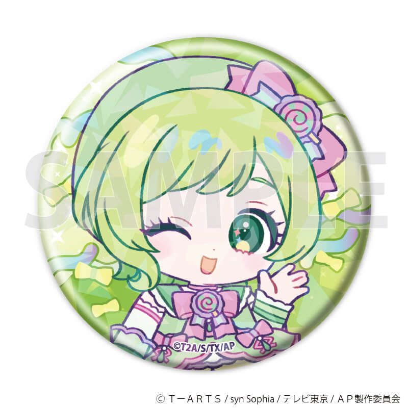 ホログラム缶バッジ(57mm)「ひみつのアイプリ」05/デュオコーデver. トレーディング(14種)(ミニキャライラスト)
