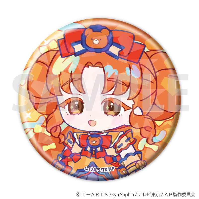 ホログラム缶バッジ(57mm)「ひみつのアイプリ」05/デュオコーデver. トレーディング(14種)(ミニキャライラスト)