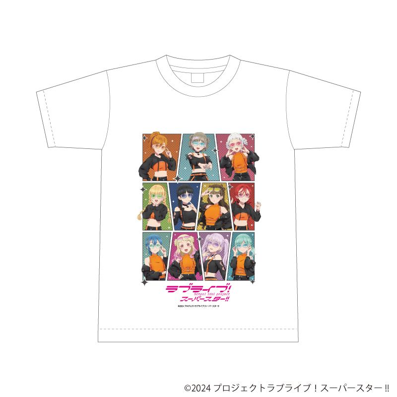 Tシャツ「ラブライブ！スーパースター!!」01/ロックテイストver. Liella!(描き下ろしイラスト)XLサイズ