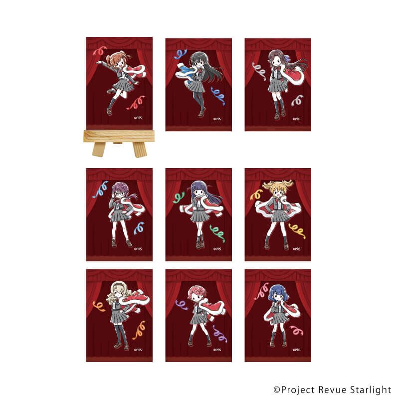 キャンバスボードミニ「少女☆歌劇 レヴュースタァライト」01/制服ver. ブラインド(9種)(グラフアートイラスト)