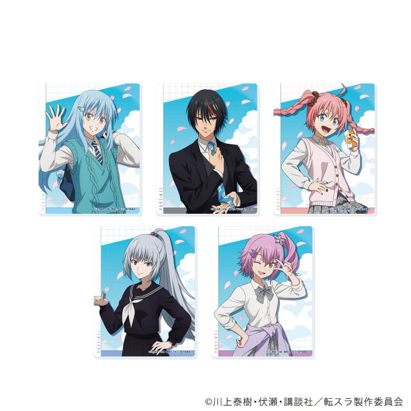 アクリルカード「TVアニメ『転生したらスライムだった件』」02/コンプリートセット(全5種)(描き下ろしイラスト)