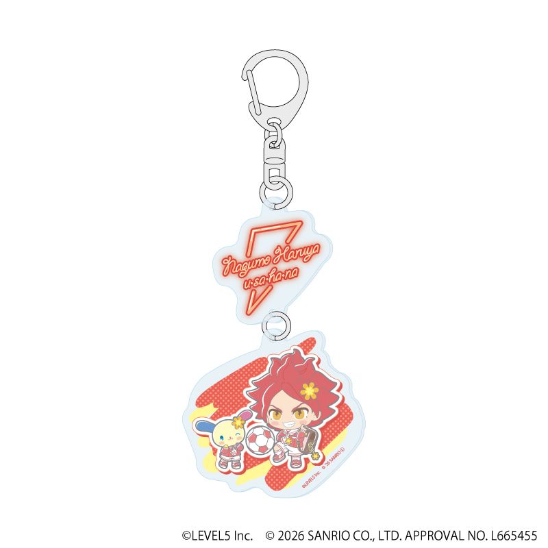 連結アクリルキーホルダー「イナズマイレブン×サンリオキャラクターズ」09/南雲晴矢×ウサハナ(コラボイラスト)
