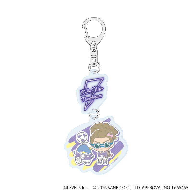 連結アクリルキーホルダー「イナズマイレブン×サンリオキャラクターズ」03/鬼道有人×タキシードサム(コラボイラスト)