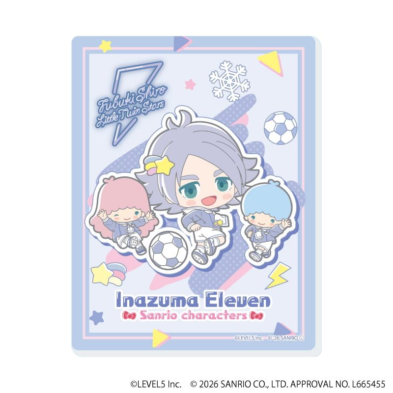 アクリルカード「イナズマイレブン×サンリオキャラクターズ」01/ブラインド(10種)(コラボイラスト)
