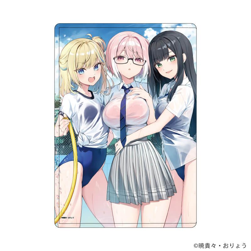 キャラクリアケース「校内三大美女のヒモしてます」02/イラストB(公式イラスト)