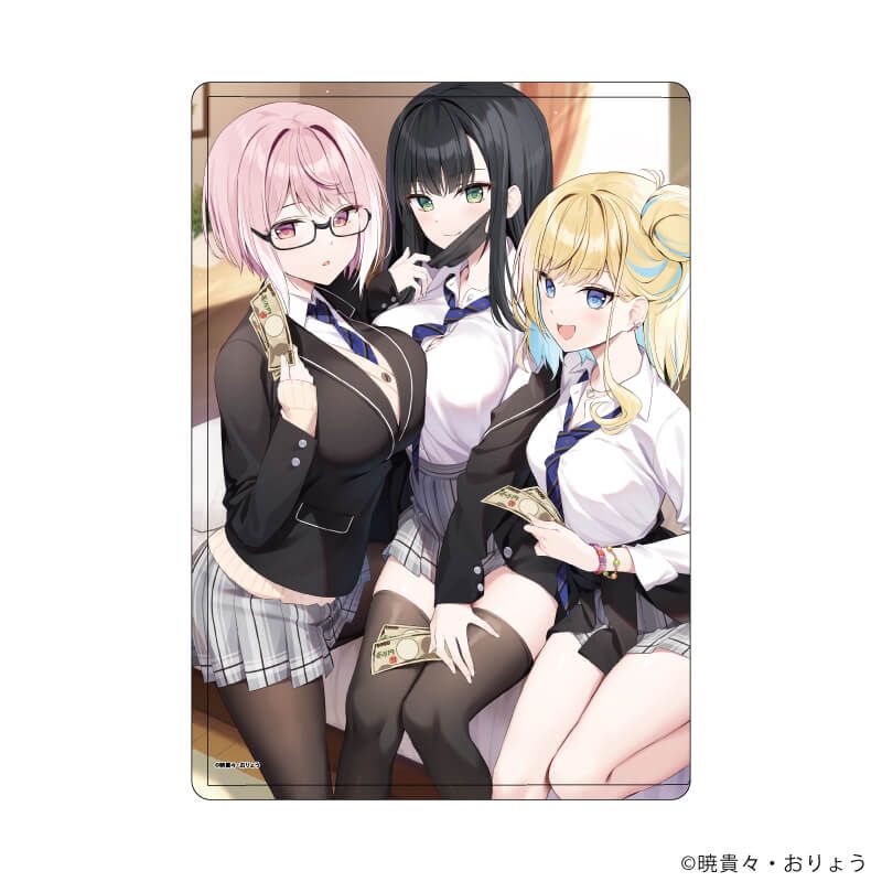 キャラクリアケース「校内三大美女のヒモしてます」01/イラストA(公式イラスト)