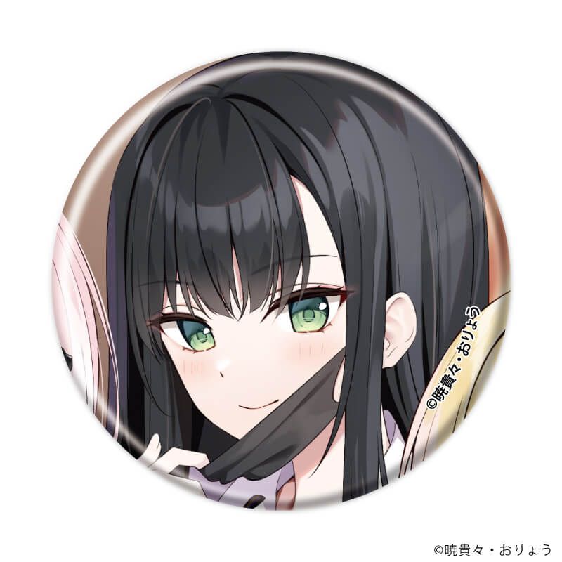 缶バッジ「校内三大美女のヒモしてます」01/ブラインド(6種)(公式イラスト)