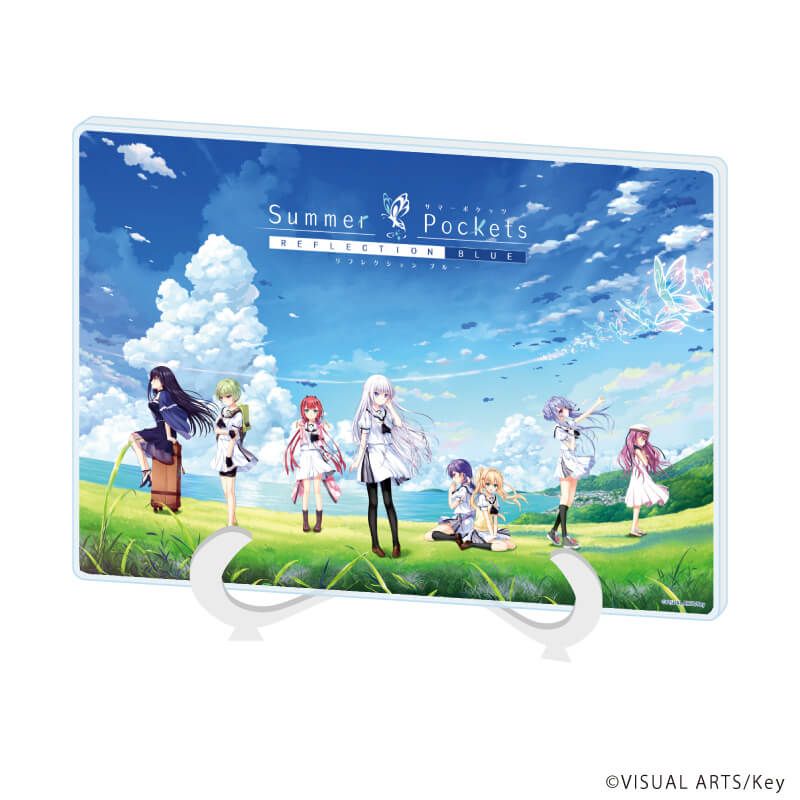 アクリルアートボード(A5サイズ)「Summer Pockets REFLECTION BLUE」02/集合デザイン(公式イラスト)