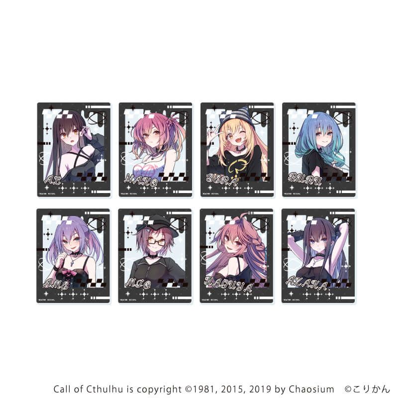 アクリルカード「ネームレス・カルト」01/ブラインド(8種)(描き下ろしイラスト)