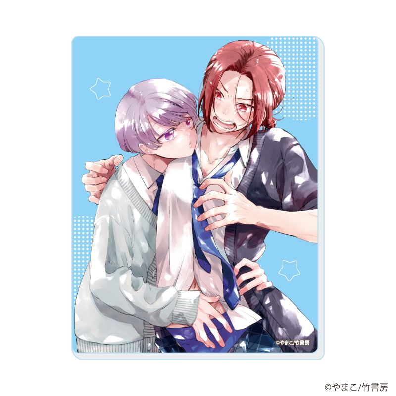 アクリルカード「麗人uno!周年記念フェア」01/オレの童貞が捨てらんねえ！ ブラインド(5種)(公式&描き下ろしイラスト)