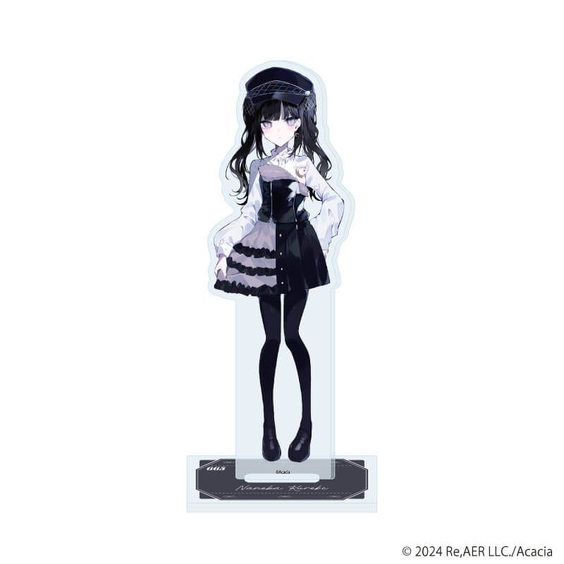 アクリルスタンド「魔法少女ノ魔女裁判」19/黒部ナノカ ダークガーリーファッションver.(描き下ろしイラスト)