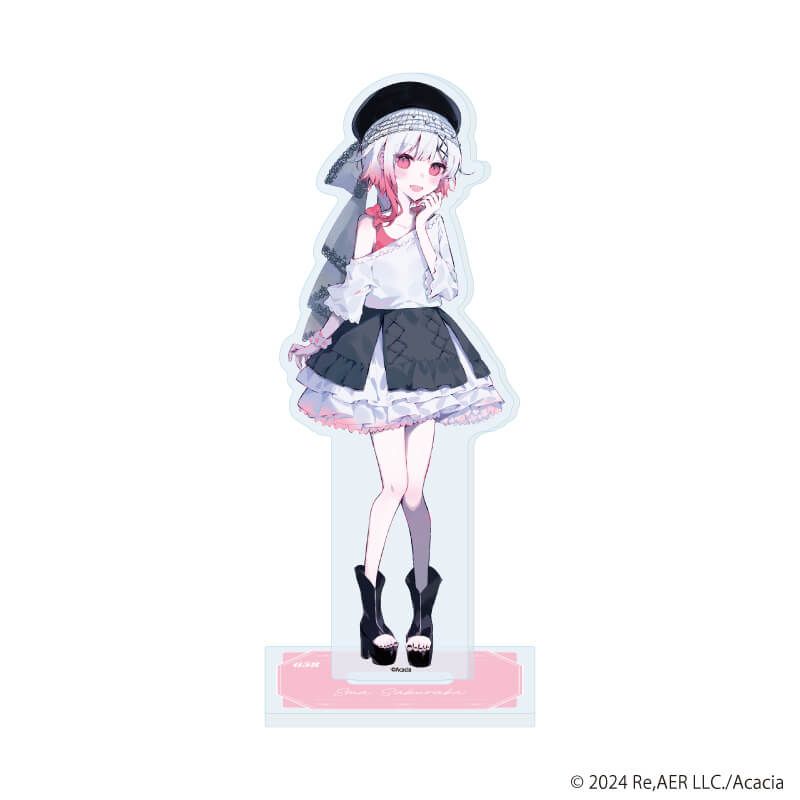 アクリルスタンド「魔法少女ノ魔女裁判」17/桜羽エマ ダークガーリーファッションver.(描き下ろしイラスト)