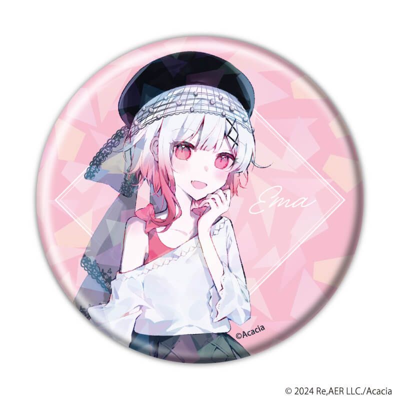 ホログラム缶バッジ(57mm)「魔法少女ノ魔女裁判」01/ダークガーリーファッションver. コンプリートセット(全6種)(描き下ろしイラスト)