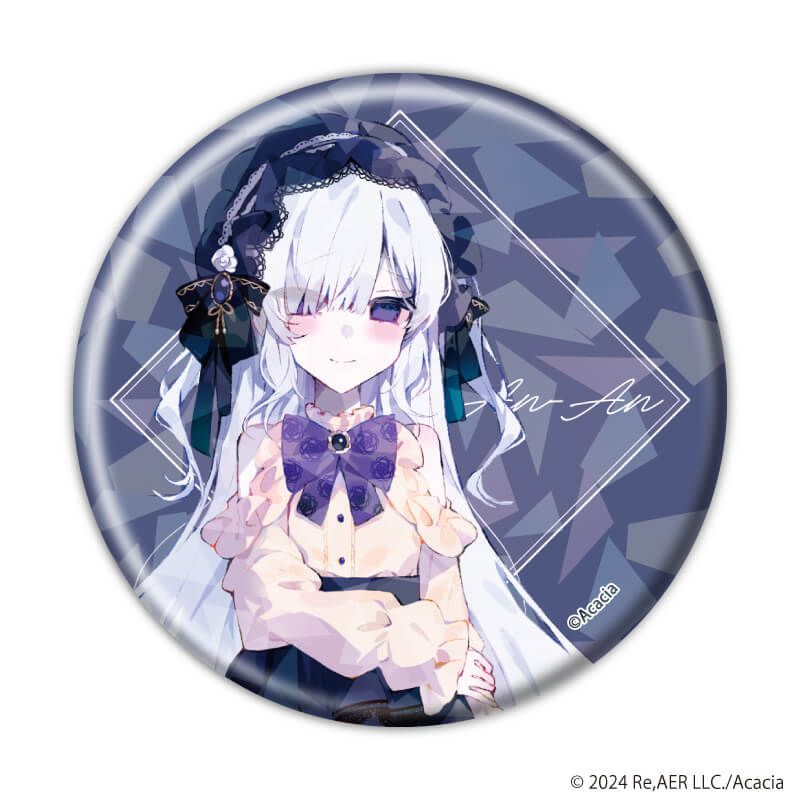 ホログラム缶バッジ(57mm)「魔法少女ノ魔女裁判」01/ダークガーリーファッションver. コンプリートセット(全6種)(描き下ろしイラスト)