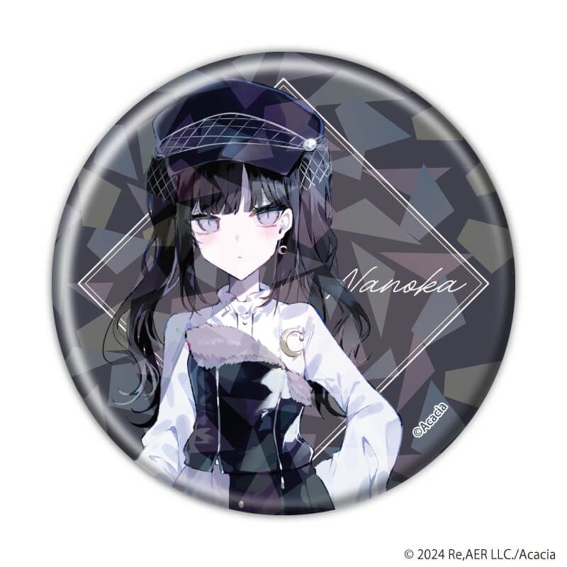 ホログラム缶バッジ(57mm)「魔法少女ノ魔女裁判」01/ダークガーリーファッションver. コンプリートセット(全6種)(描き下ろしイラスト)