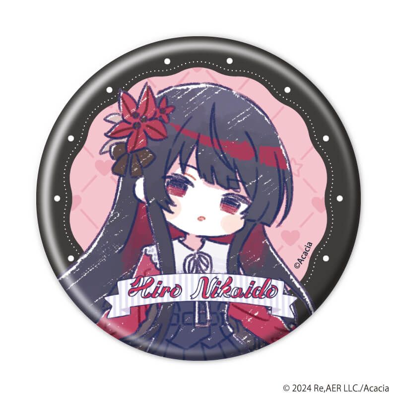 缶バッジ「魔法少女ノ魔女裁判」04/ダークガーリーファッションver. ブラインド(13種)(グラフアートイラスト)