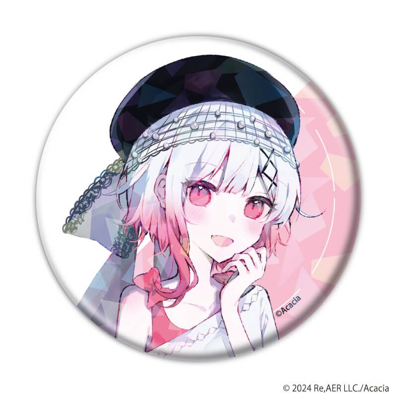 ホログラム缶バッジ(57mm)「魔法少女ノ魔女裁判」01/ダークガーリーファッションver. ブラインド(6種)(描き下ろしイラスト)