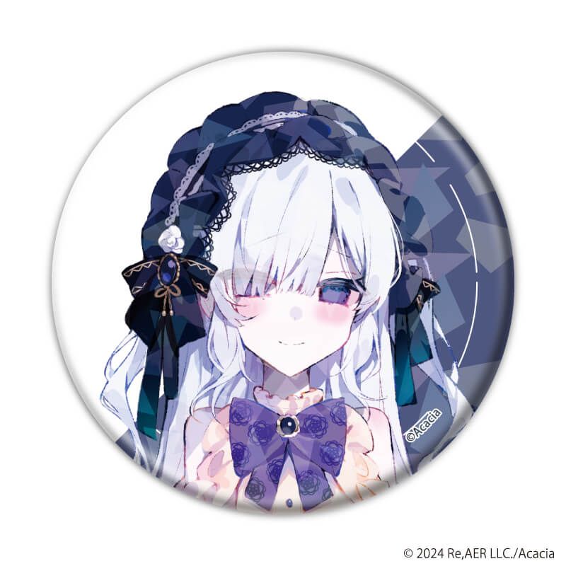 ホログラム缶バッジ(57mm)「魔法少女ノ魔女裁判」01/ダークガーリーファッションver. ブラインド(6種)(描き下ろしイラスト)