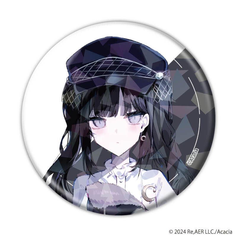 ホログラム缶バッジ(57mm)「魔法少女ノ魔女裁判」01/ダークガーリーファッションver. ブラインド(6種)(描き下ろしイラスト)
