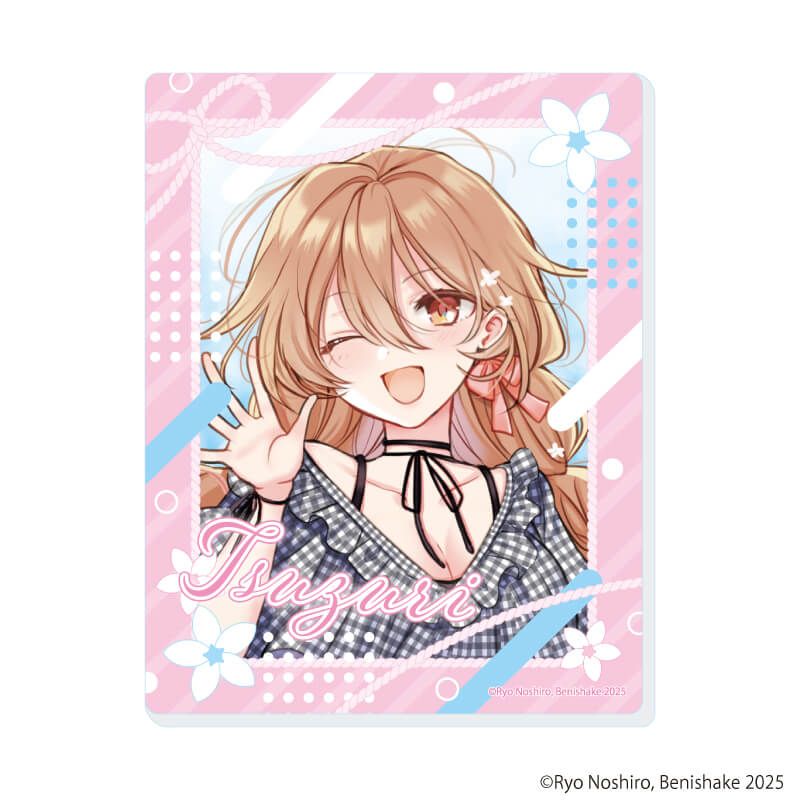 アクリルカード「顔だけ良いクラスメイトが、やたらとグイグイ来る百合の話。」01/コンプリートセット(全6種)(公式&描き下ろしイラスト)