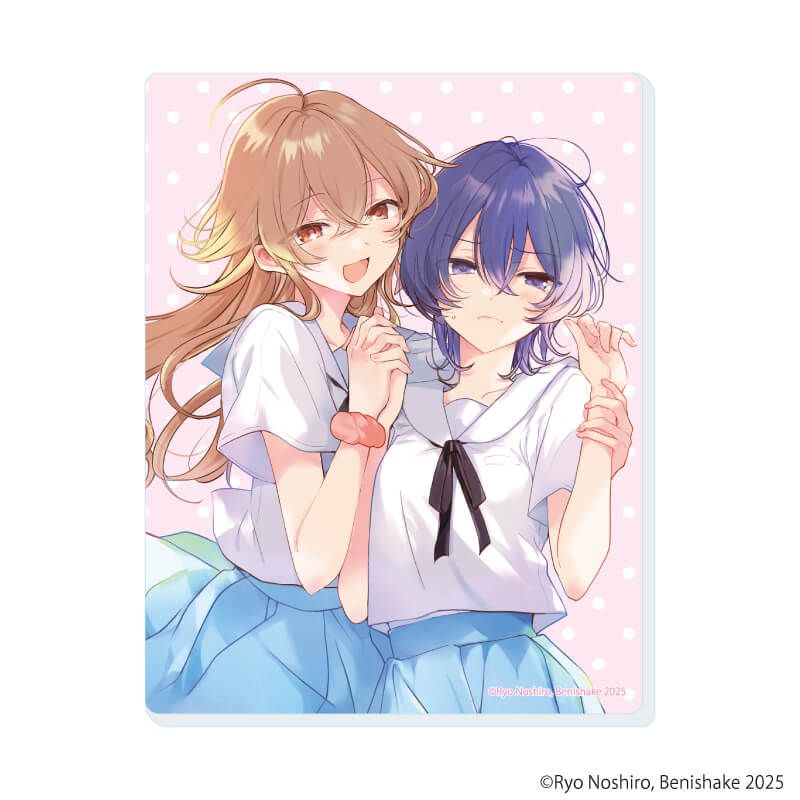 アクリルカード「顔だけ良いクラスメイトが、やたらとグイグイ来る百合の話。」01/コンプリートセット(全6種)(公式&描き下ろしイラスト)