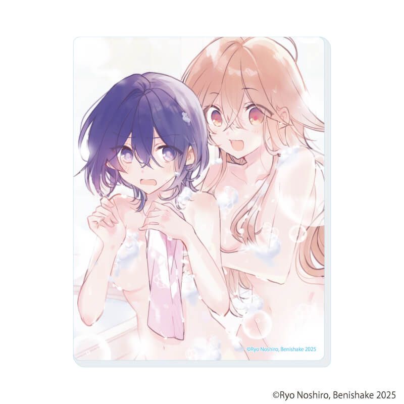 アクリルカード「顔だけ良いクラスメイトが、やたらとグイグイ来る百合の話。」01/コンプリートセット(全6種)(公式&描き下ろしイラスト)