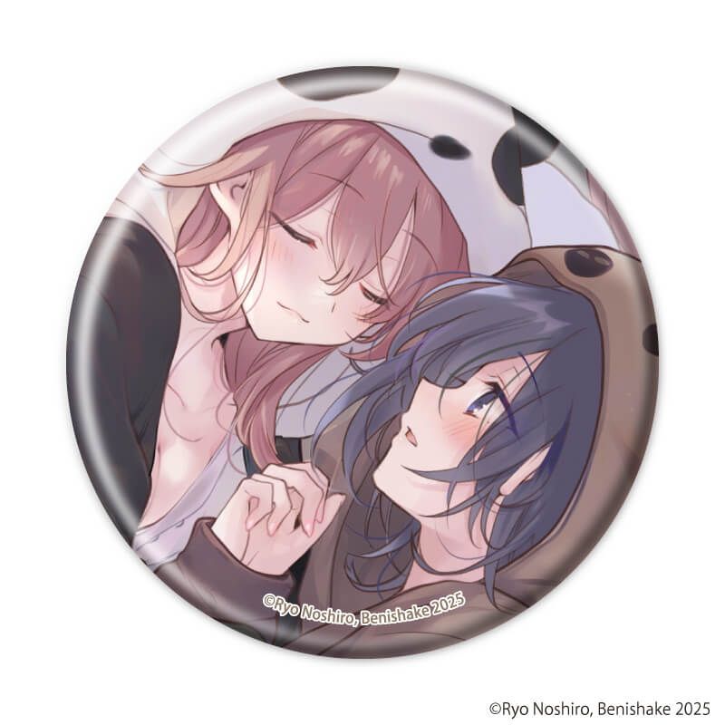 缶バッジ「顔だけ良いクラスメイトが、やたらとグイグイ来る百合の話。」01/コンプリートセット(全5種)(公式&描き下ろしイラスト)