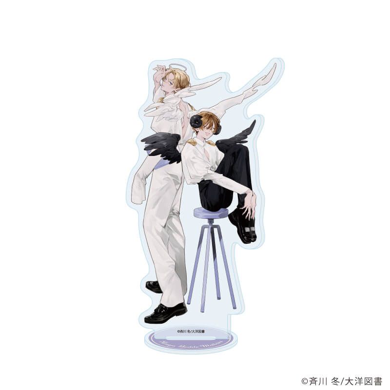 アクリルスタンド「今夜ベッドで待っていろ」01/藤資景虎&中条陽太(描き下ろしイラスト)