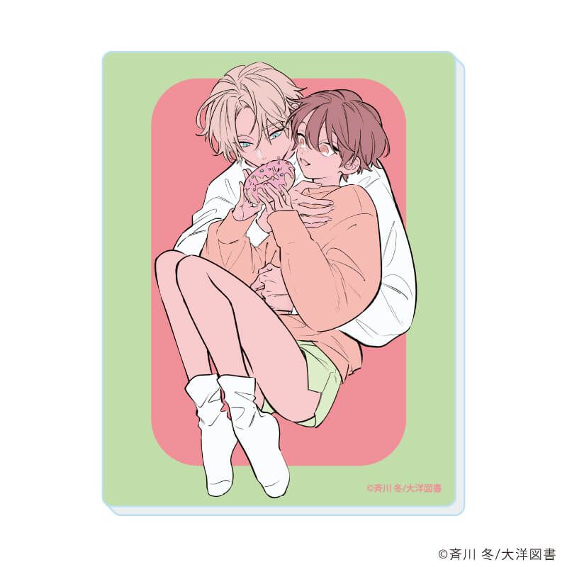 アクリルカード「今夜ベッドで待っていろ」02/ブラインド(8種)(公式&描き下ろしイラスト)