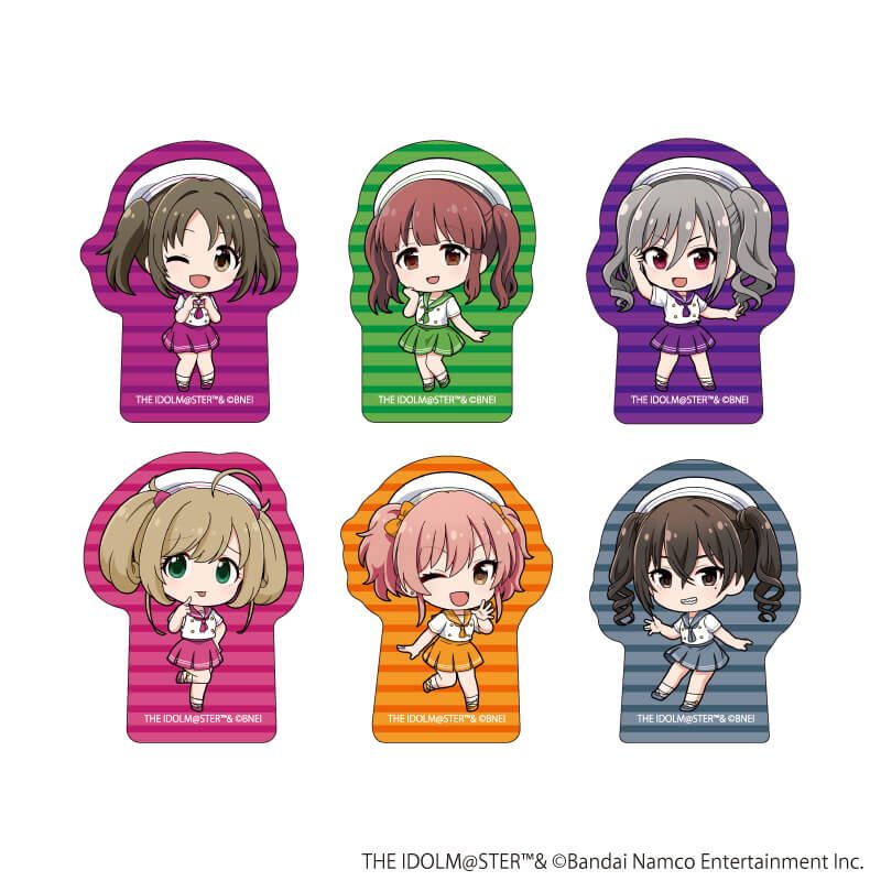 フレークシール(6枚セット)「アイドルマスター シンデレラガールズ」04/マリンセーラーver.(ミニキャライラスト)